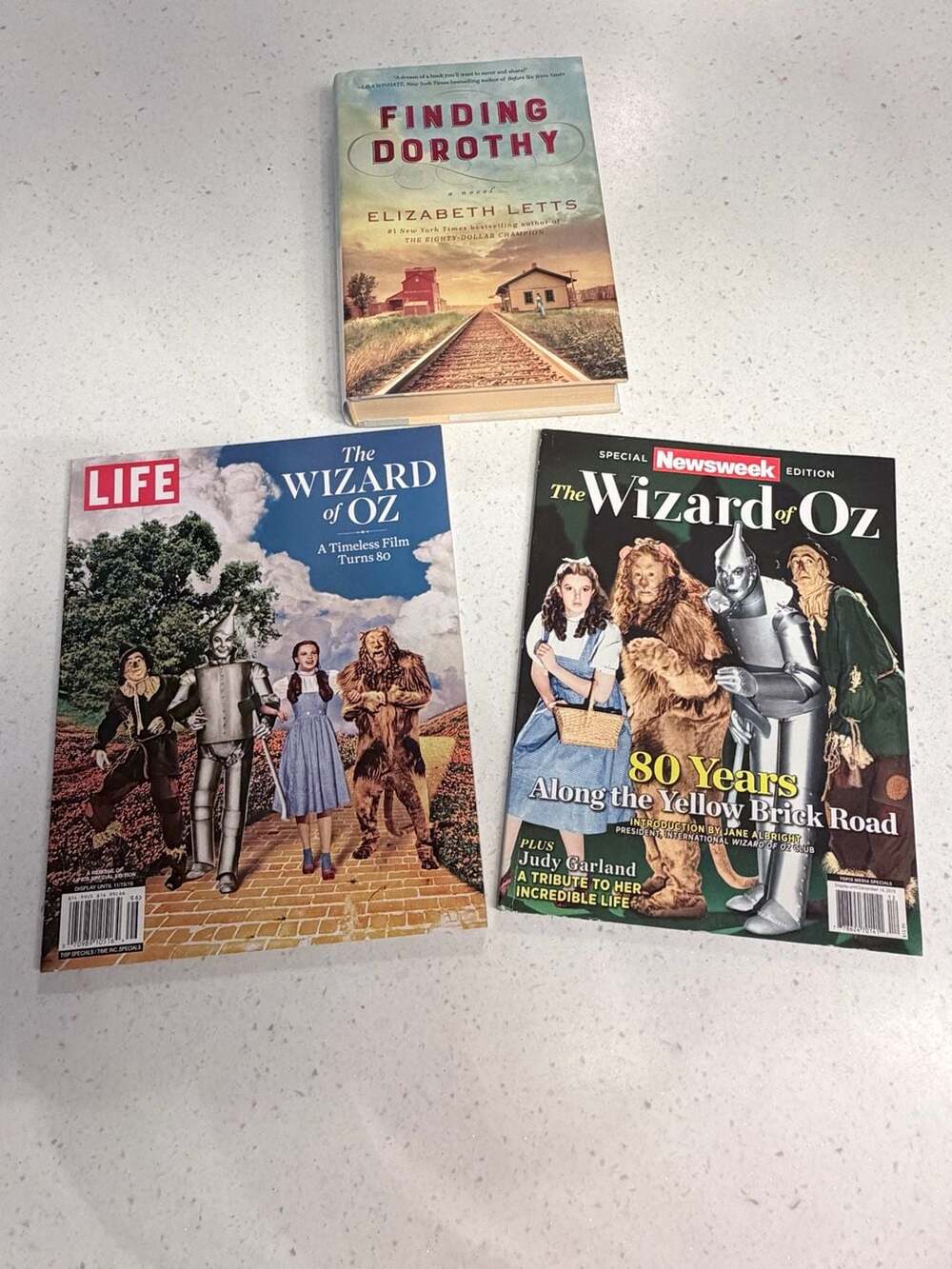 The Wizard of Oz 80th Bundle: Life & Newsweek, Finding Dorothy Hardcover Novel